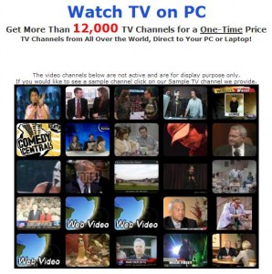 Watch TV on PC