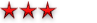 LTVS 3 Red Star Rating Image